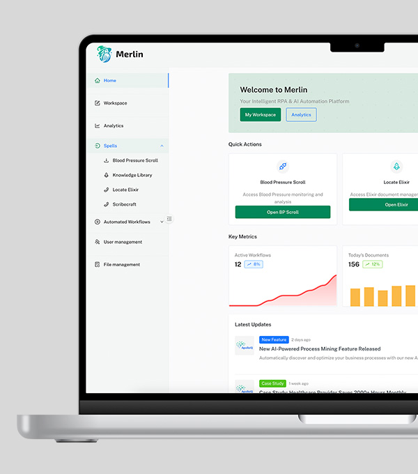 ApolloIQ Merlin Dashboard